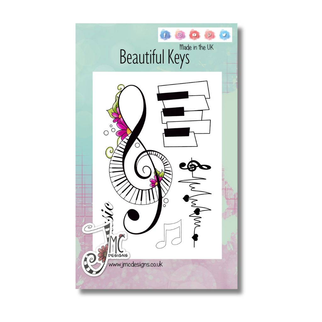 JMC Designs Beautiful Keys A6 Stamp Set
