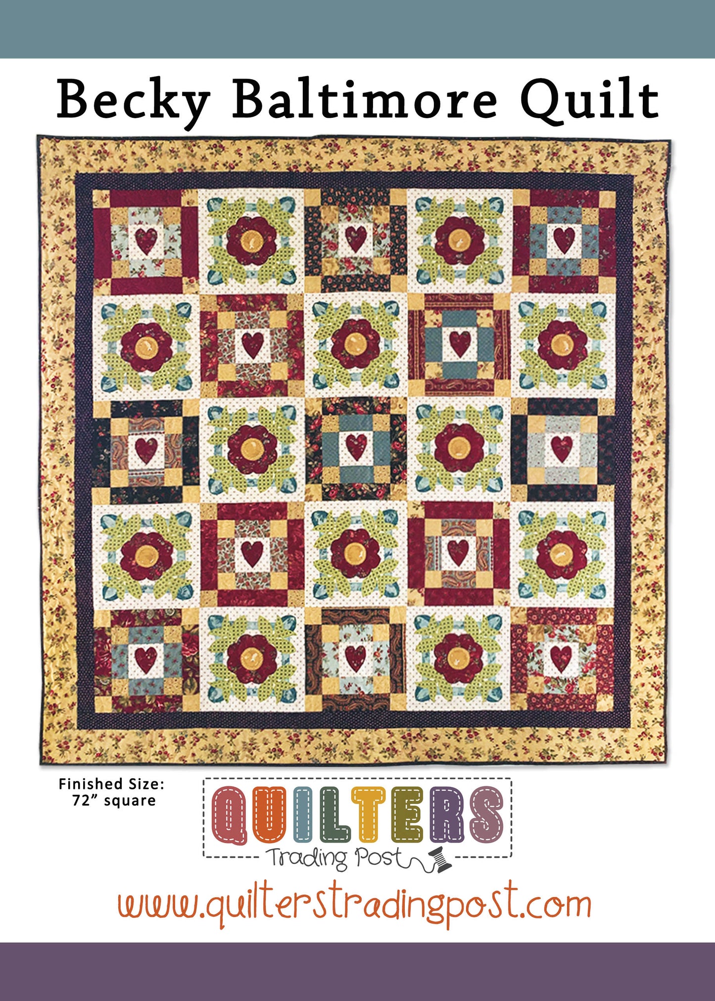 Quilter's Trading Post Becky Baltimore Quilt Pattern
