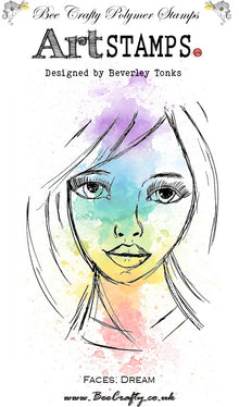Bee Crafty Art Stamps Faces - Dream