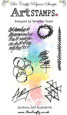 Bee Crafty Art Stamps - Journal Art Elements 1
