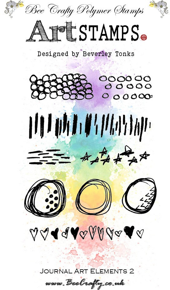 Bee Crafty Art Stamps - Journal Art Elements 2