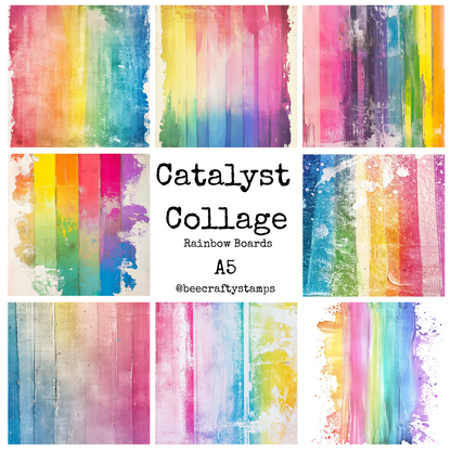 Bee Crafty Catalyst Collage NEW Bubbles & Boards Bundle