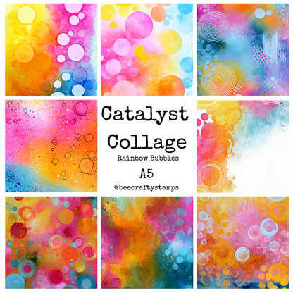 Bee Crafty Catalyst Collage NEW Bubbles & Boards Bundle