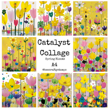 Bee Crafty Catalyst Collage A4 Papers - Spring Blooms