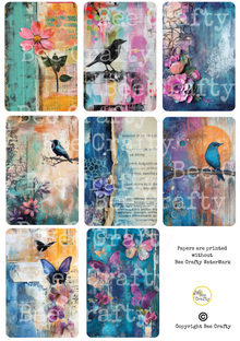 Bee Crafty Catalyst Collage A5 Papers - Wing Whispers