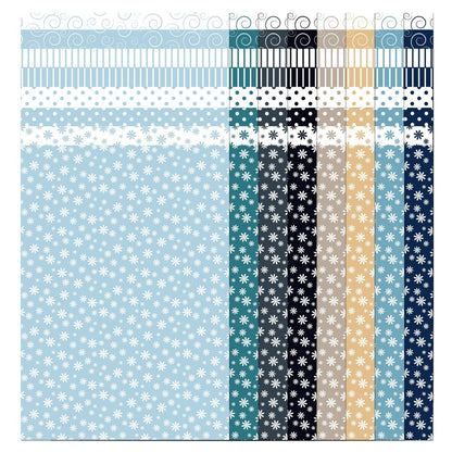 The Crafty Witches Blue Blooms Digital Collection