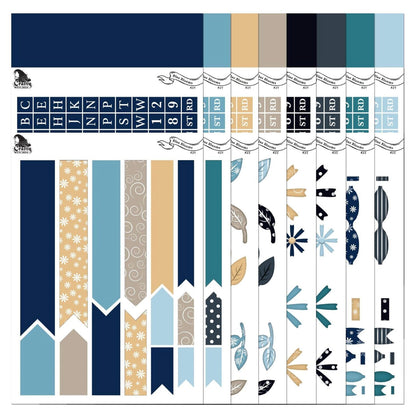 The Crafty Witches Blue Blooms Digital Collection