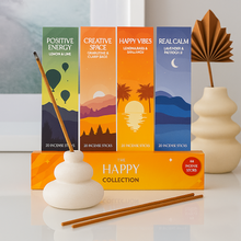 Something Different The Happy Collection Incense Stick Set & Complimentary Balancing Stones Holder