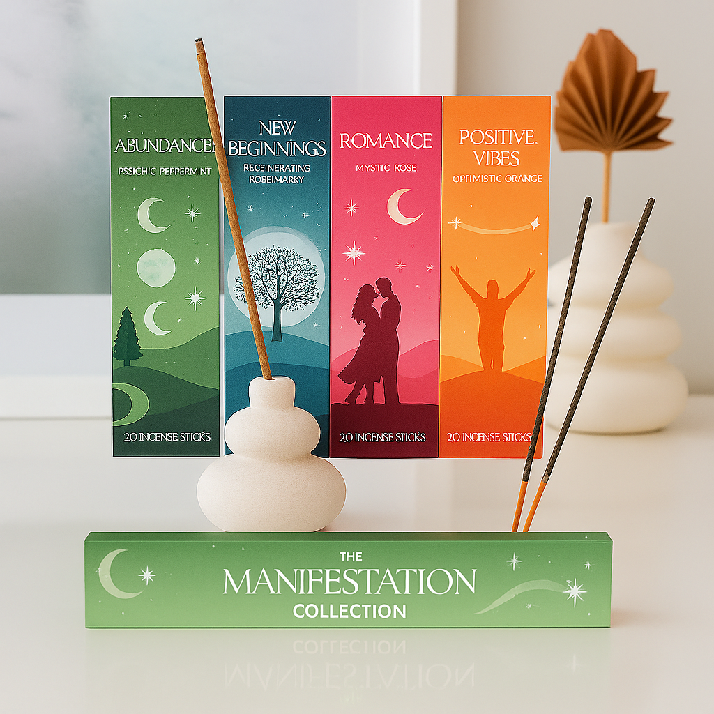 Something Different The Manifestation Collection Incense Stick Set & Complimentary Balancing Stones Holder