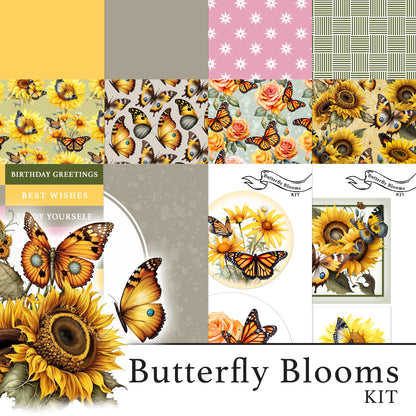 The Crafty Witches Butterfly Blooms Digital Collection
