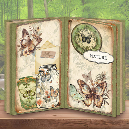 The Crafty Witches Butterfly Bounty Junk Journal Digital Collection