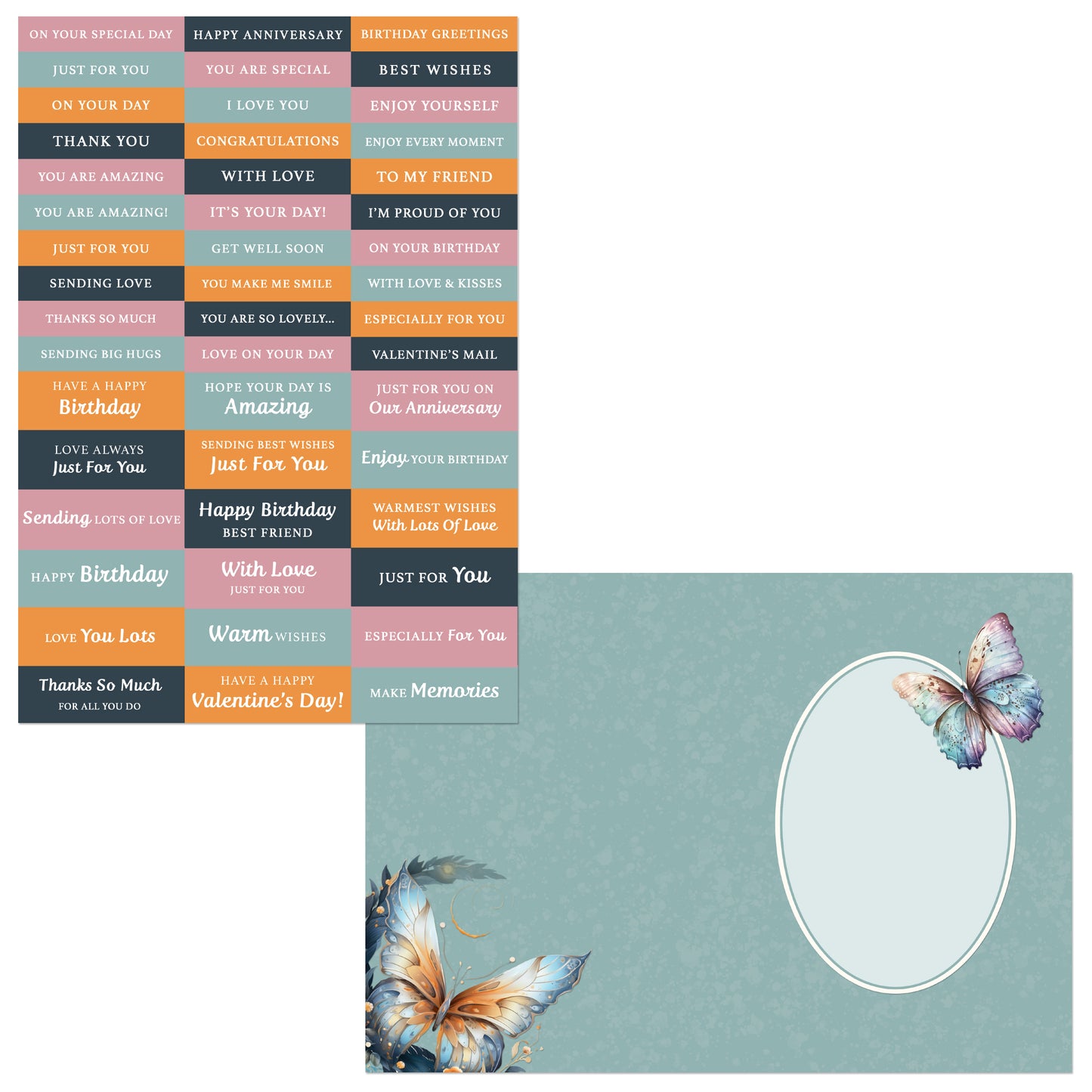 The Crafty Witches Butterfly Moon Digital Kit