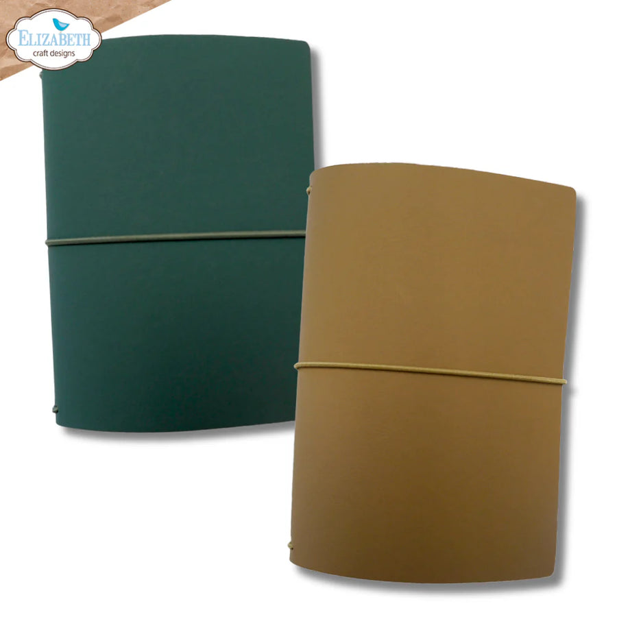 Elizabeth Craft Designs Passport XL Journal Bundle (Sandstone and Dusty Teal)