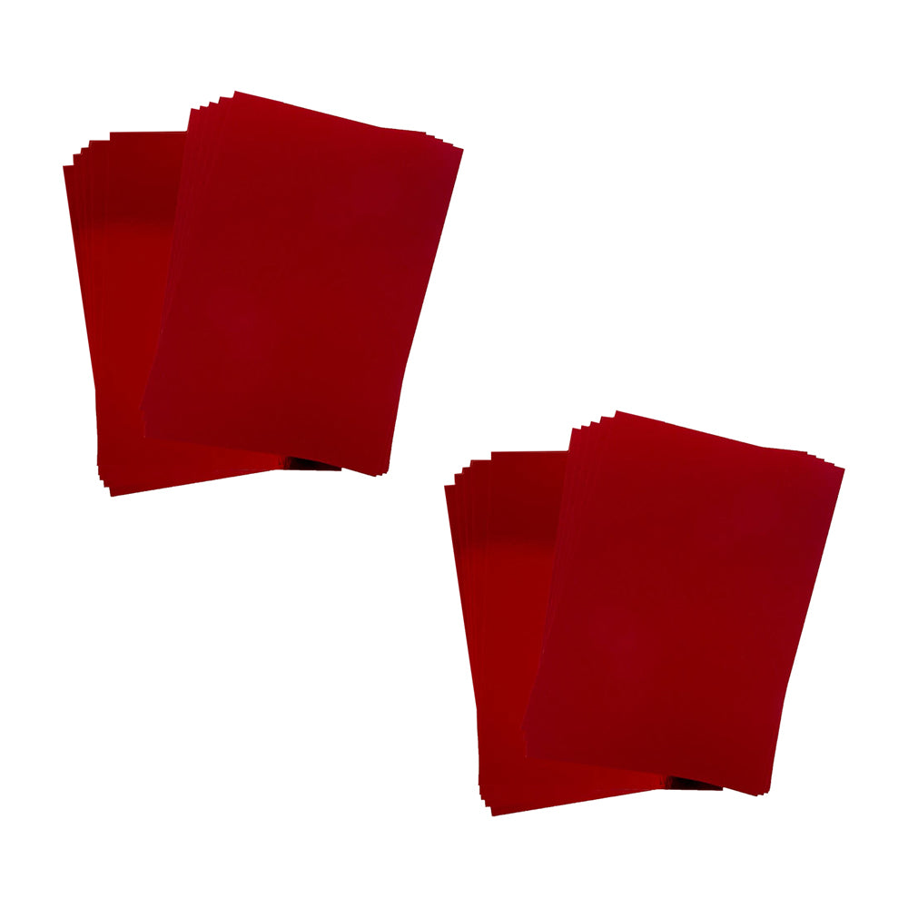 Craft Artist Ruby Card Pack - 10 satin & 10 Gloss - 20 sheets Total