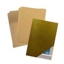 Craft Artist Gold Sparkle Card Pack - 5 Satin, 5 Gloss & 10 Waterfall - 20 total