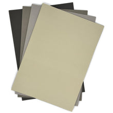 Craft Artist Cordinations Canvas Neutrals Card Pack - 40 Sheets - 4 Colours, 10 of each