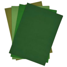Craft Artist Cordinations Canvas Summer Greens Card Pack - 40 Sheets - 4 Colours, 10 of each