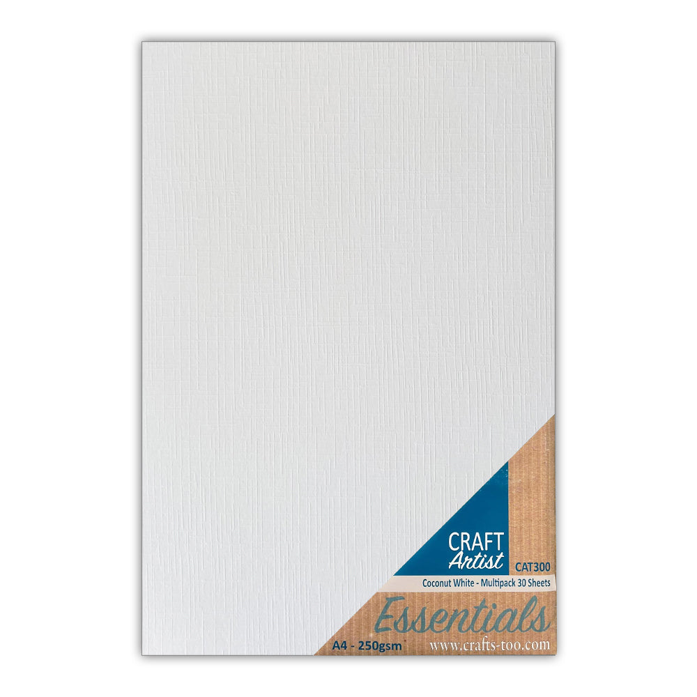Craft Artist Coconut White Essential Card - 30 Sheets