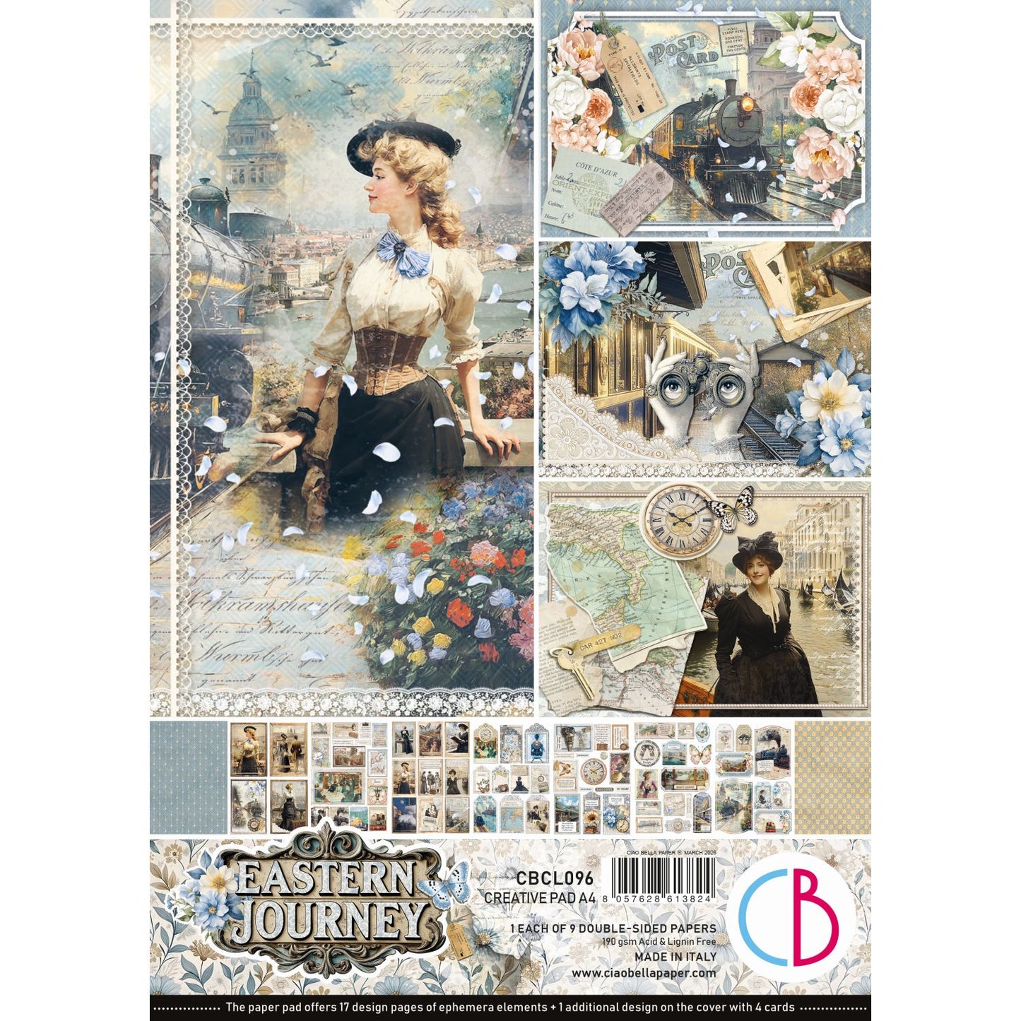 Ciao Bella Paper Eastern Journey  A4 Creative Pad