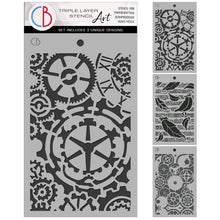 Ciao Bella Paper Typographic  Triple Layer Stencil Collection