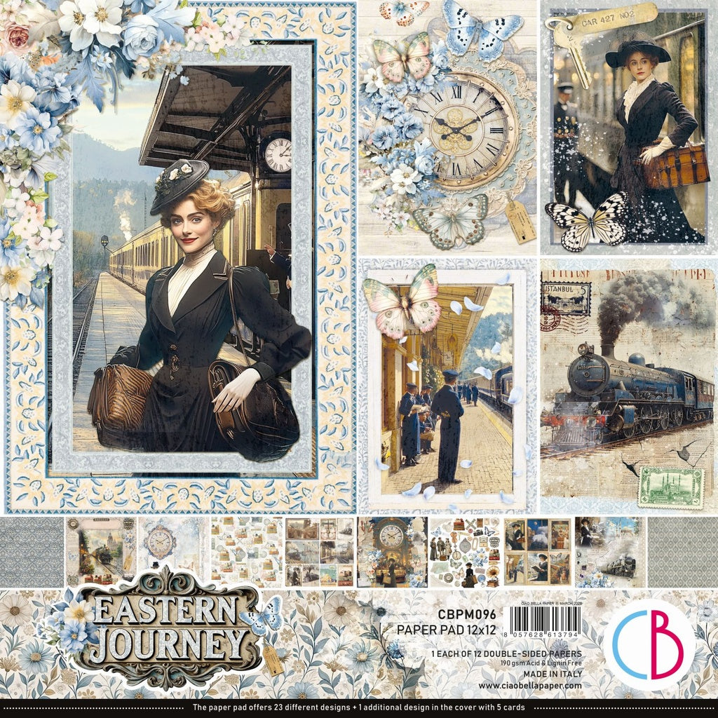 Ciao Bella Paper Eastern Journey  12"x12" Paper Pad