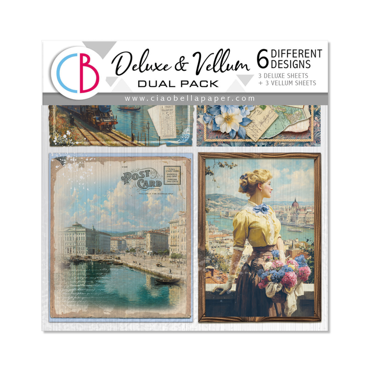 Ciao Bella Paper Eastern Journey  6"x6" Deluxe & Vellum Selection