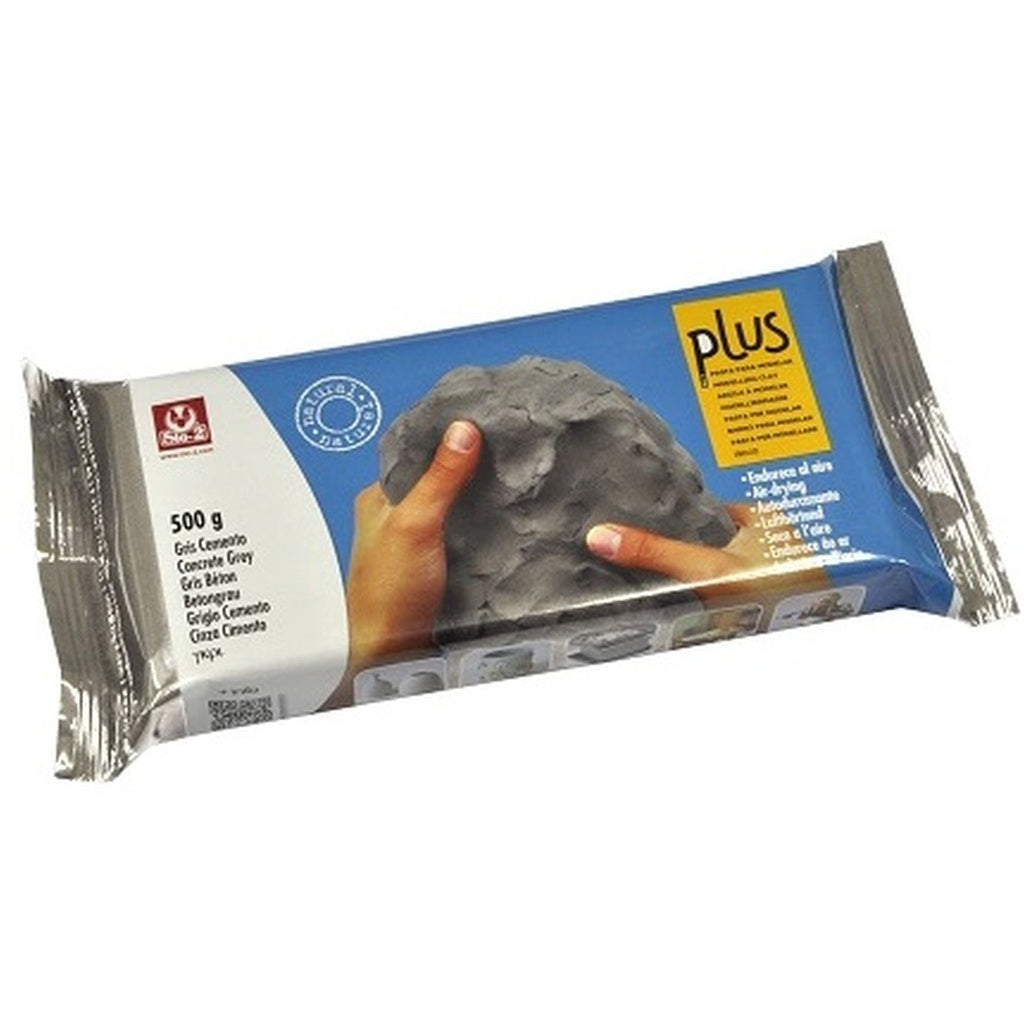 SIO-2 PLUS Concrete Grey Natural Self-hardening Clay (500g)