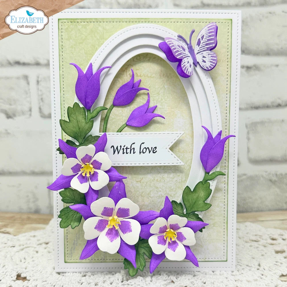 Elizabeth Craft Designs Bloom Wildly Flower Centres 3 Stamp Set
