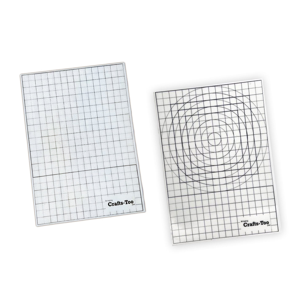 Crafts Too A4 Magic Mat Twin Pack - Square & Circle Designs