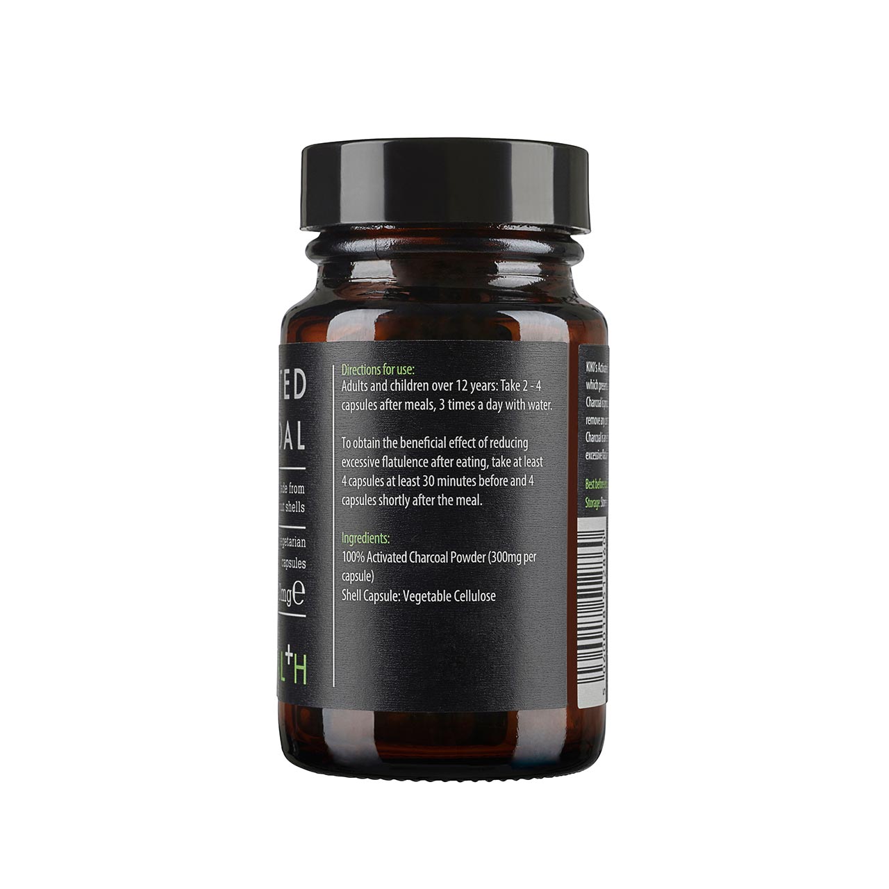 Kiki Health Activated Charcoal – 50 Vegicaps