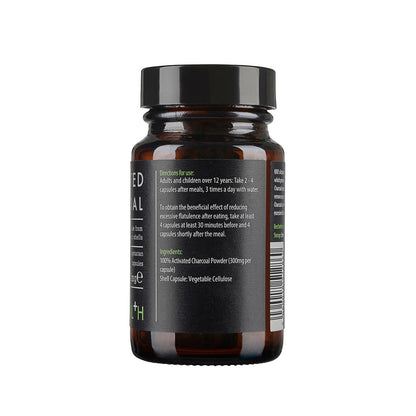 Kiki Health Activated Charcoal – 50 Vegicaps