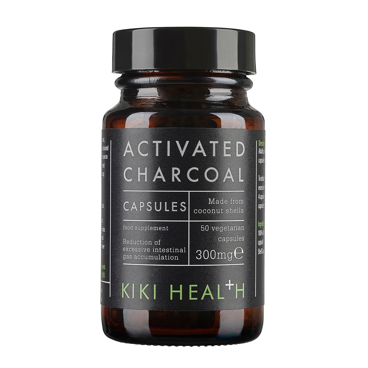 Kiki Health Activated Charcoal – 50 Vegicaps