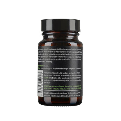 Kiki Health Activated Charcoal – 50 Vegicaps