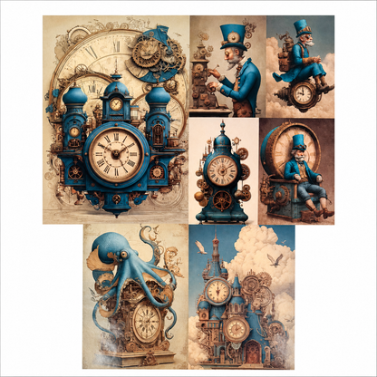 LaBlanche Mini Decoupage Papercrafting Kit - 18 A4 Sheets