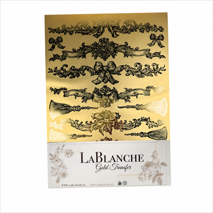 LaBlanche A4 Metallic & Printed Transfer Kit - 2 x Metallic & 2 Printed