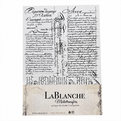 LaBlanche A4 Metallic & Printed Transfer Kit - 2 x Metallic & 2 Printed