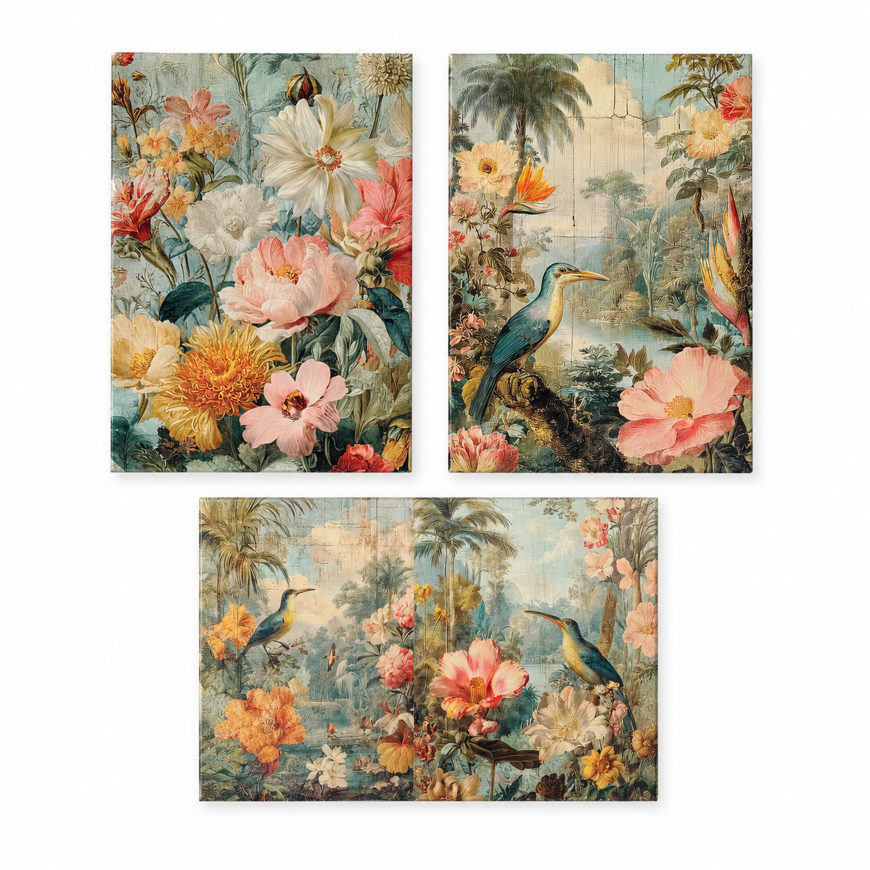 LaBlanche Mini Decoupage Papercrafting Kit - 18 A4 Sheets
