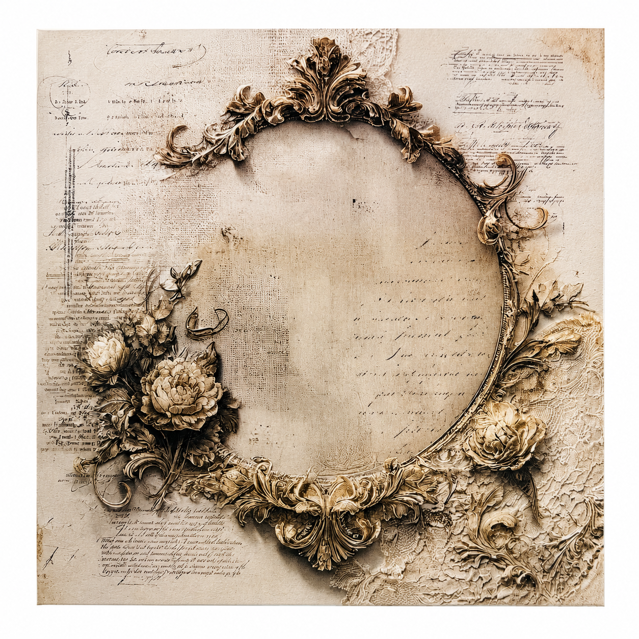 LaBlanche Edwardian Chic Papercrafting Kit - 12 Designer Papers, Tags & Die-Cuts