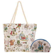 Signare Tapestry Beatrix Potter Peter Rabbit Beach Rope Bag with Cosmetic Bag