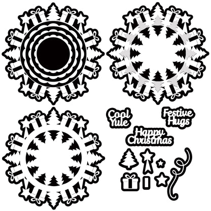 The Crafty Witches Christmas Doily SVG Files