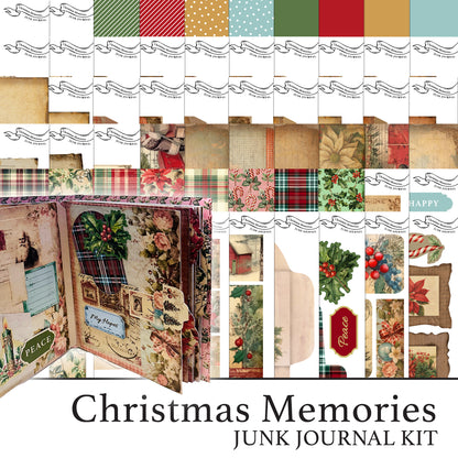The Crafty Witches Christmas Memories Junk Journal Digital Collection