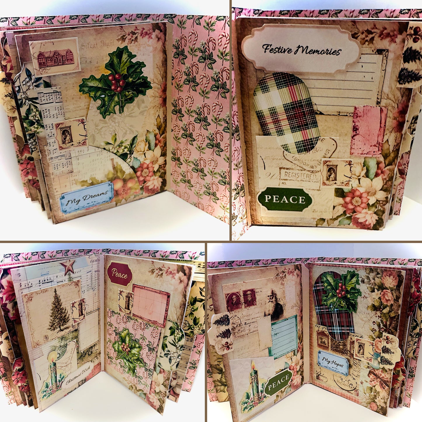The Crafty Witches Christmas Memories Junk Journal Digital Collection