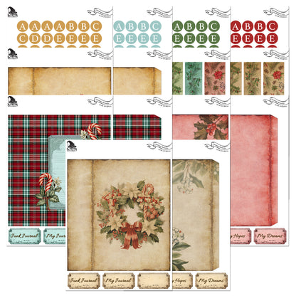 The Crafty Witches Christmas Memories Junk Journal Digital Collection