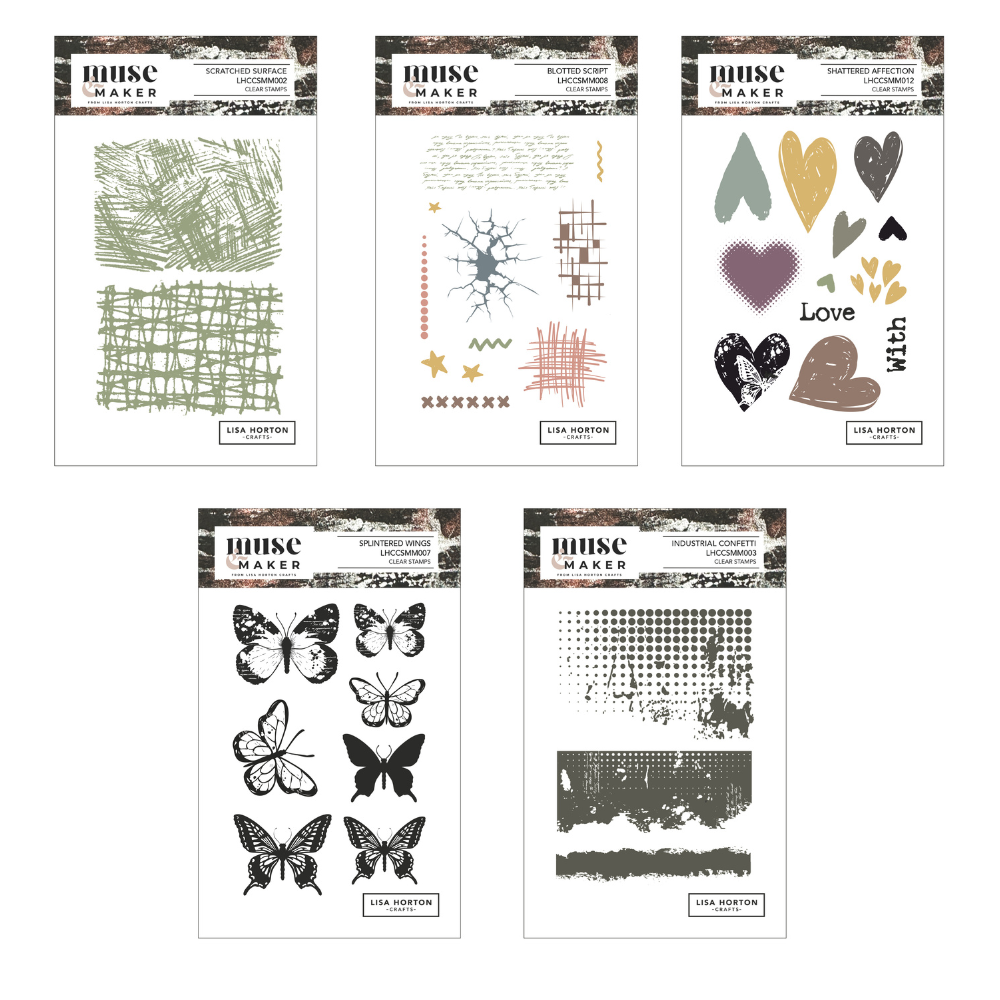 Lisa Horton Crafts Complete Muse & Maker A6 Stamp Set - Release 2