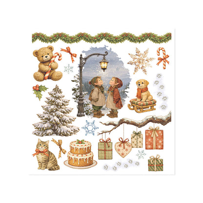 Stamperia Silent Night Rub-on Kit