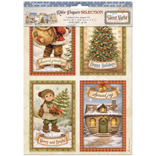 Stamperia Silent Night A4 Rice Paper Selection