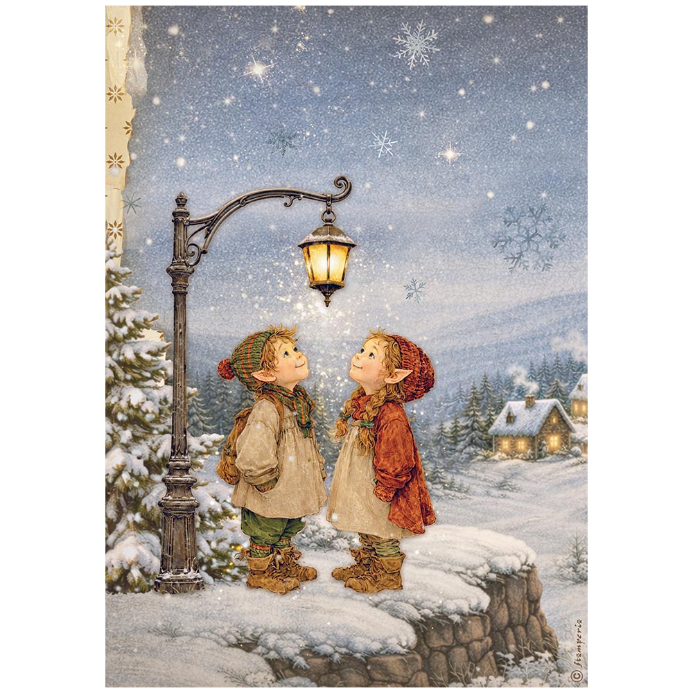 Stamperia Silent Night A4 Rice Paper Selection