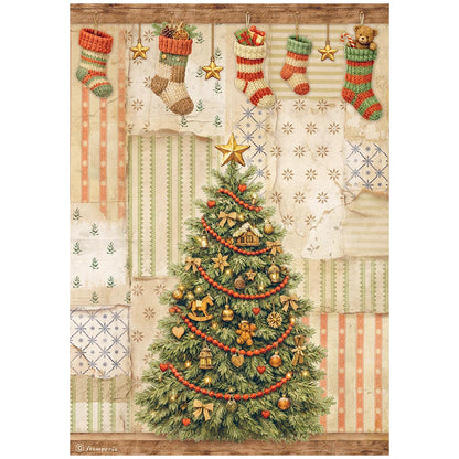 Stamperia Silent Night A4 Rice Paper Selection