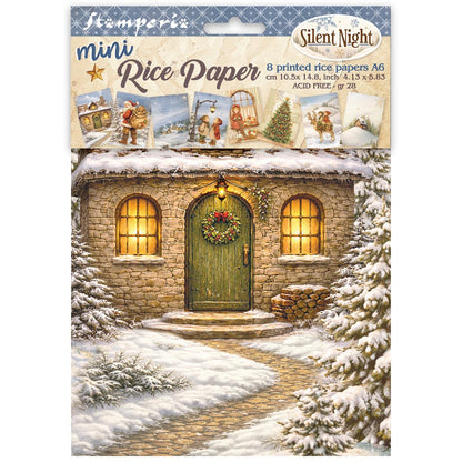 Stamperia Silent Night A6 Mini Rice Paper
