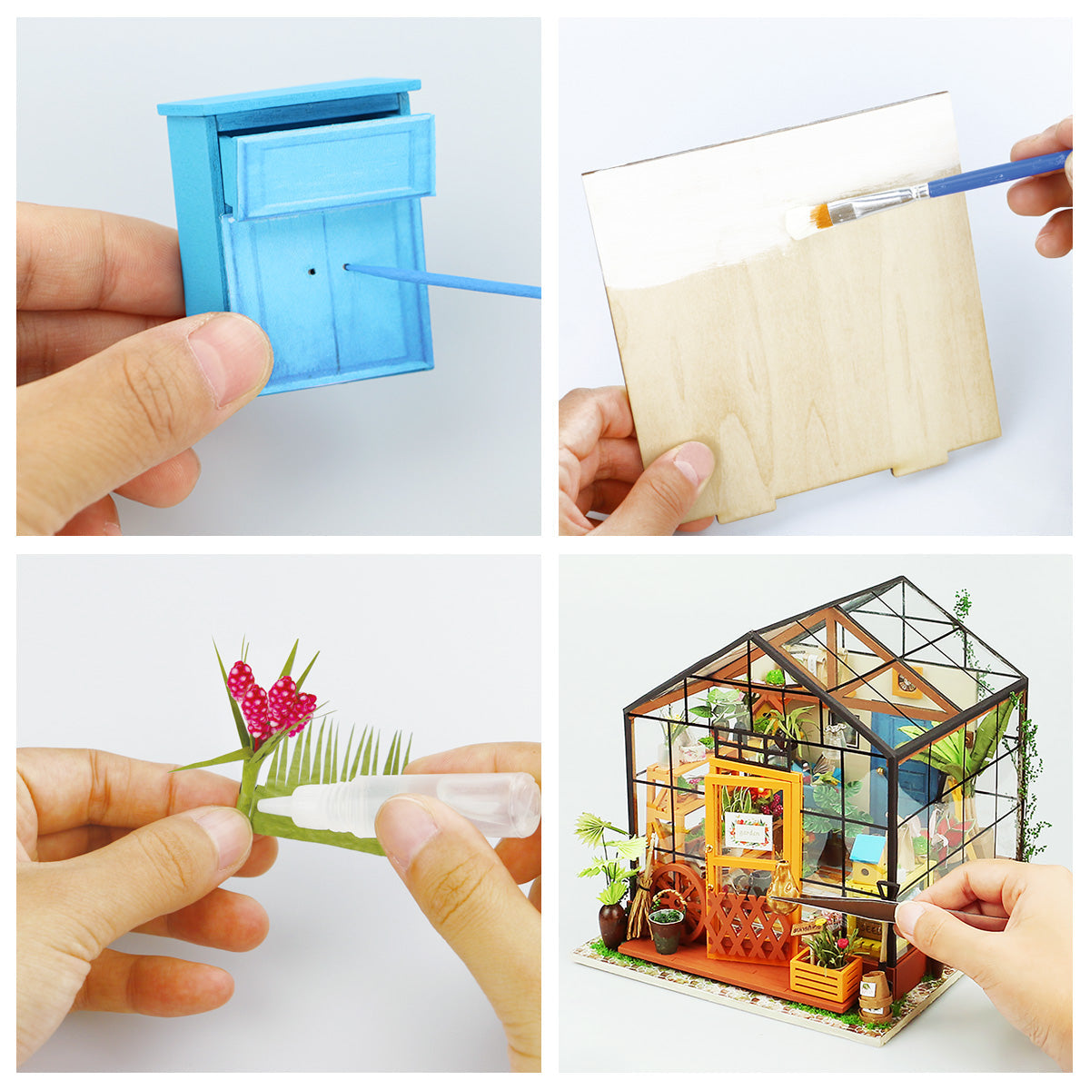 Rolife Cathy’s Flower House - DIY Miniature Dollhouse - DG104